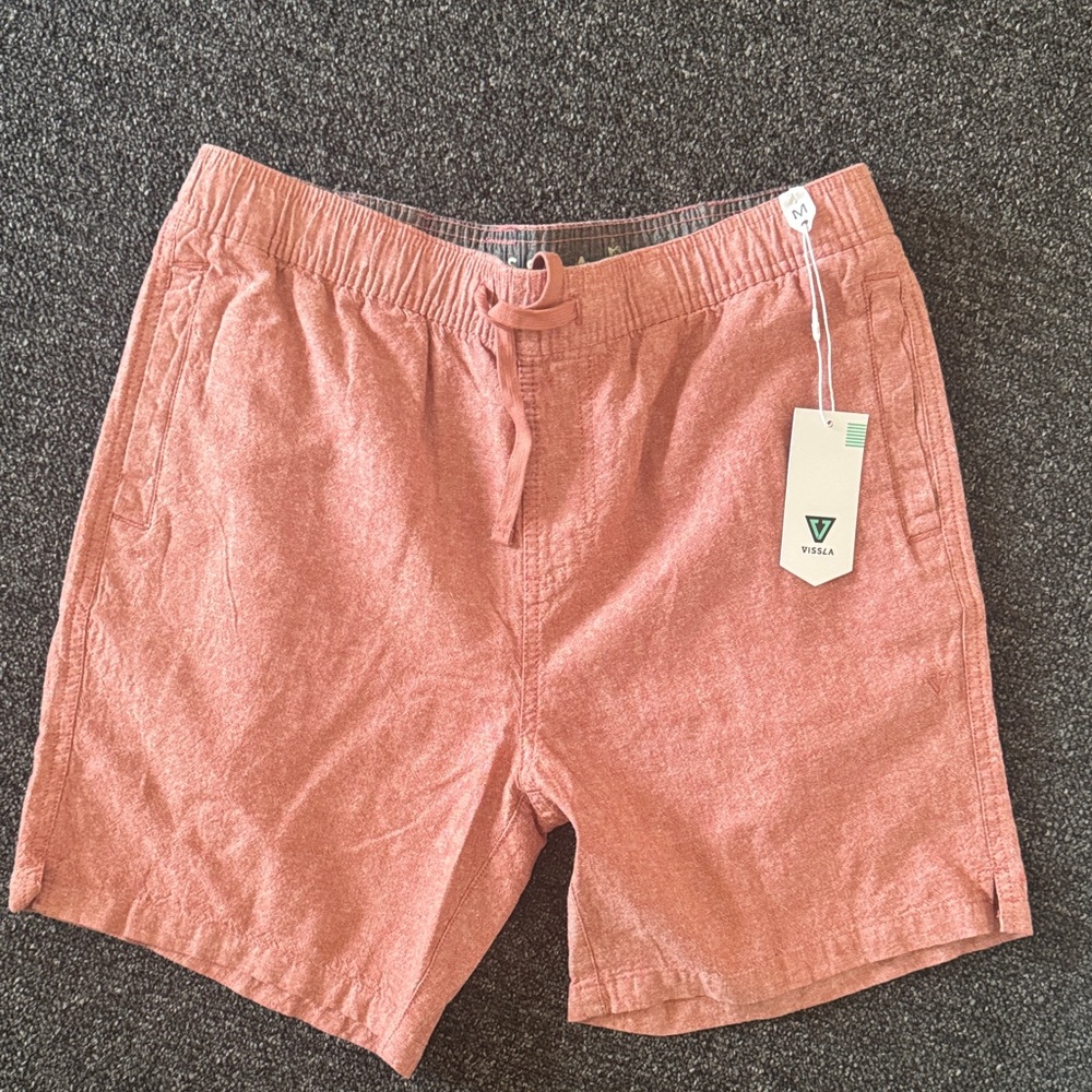 VISSLA Men's Flat Front Shorts